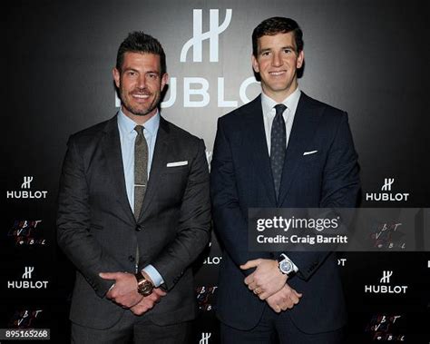 Jesse Palmer, Eli Manning, and Managing Director of Hublot 